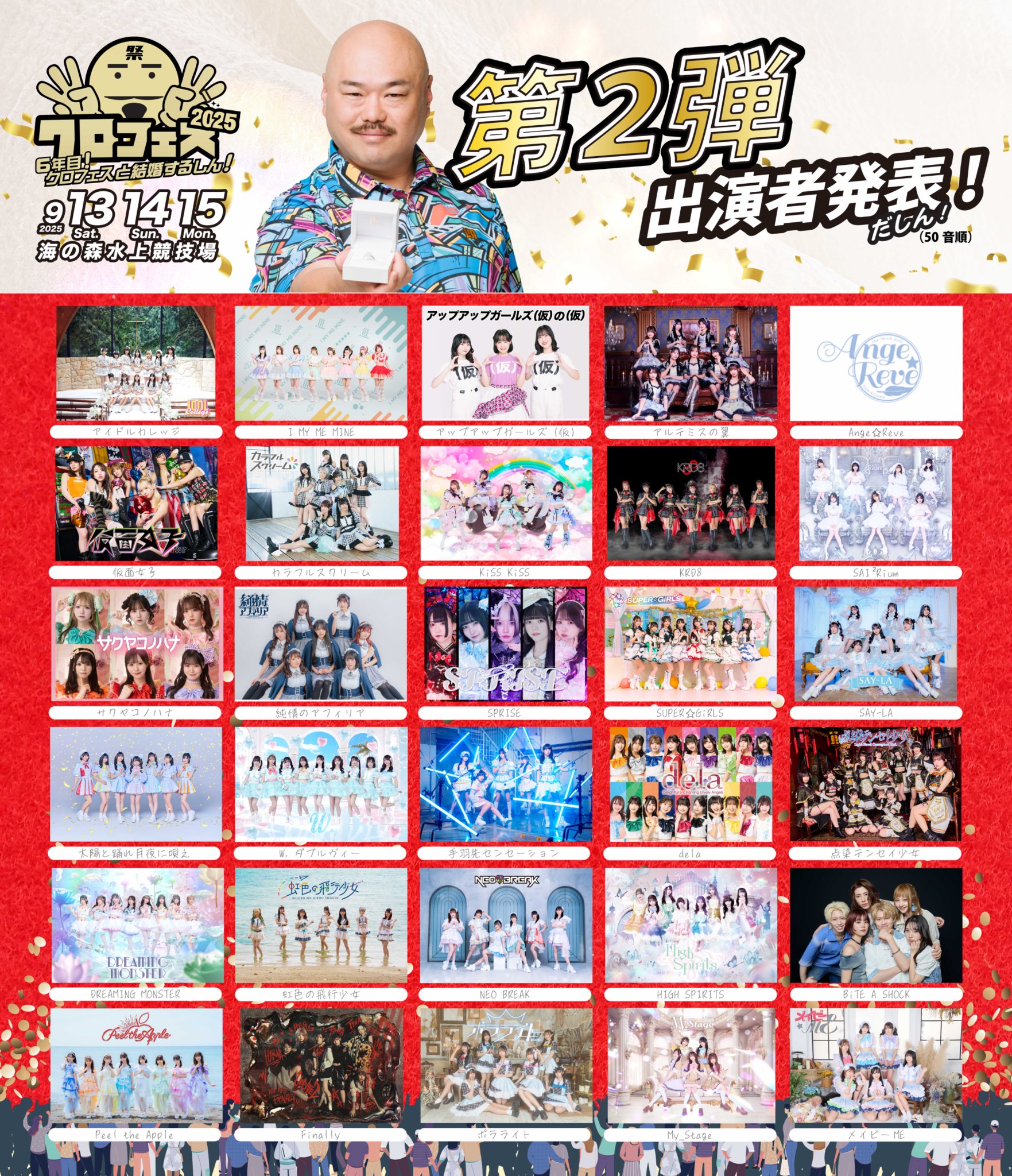 第２弾出演者